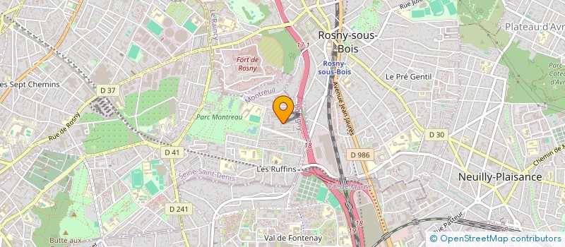 localisation de l'entreprise MADAME MATHIANGUE DIARRASSOUBA à MONTREUIL