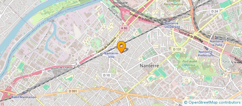 localisation de l'entreprise MADAME MATHIDE RIO à NANTERRE