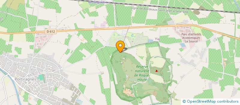 localisation de l'entreprise MADAME MATHILDA AYMARD  PORTIRAGNES