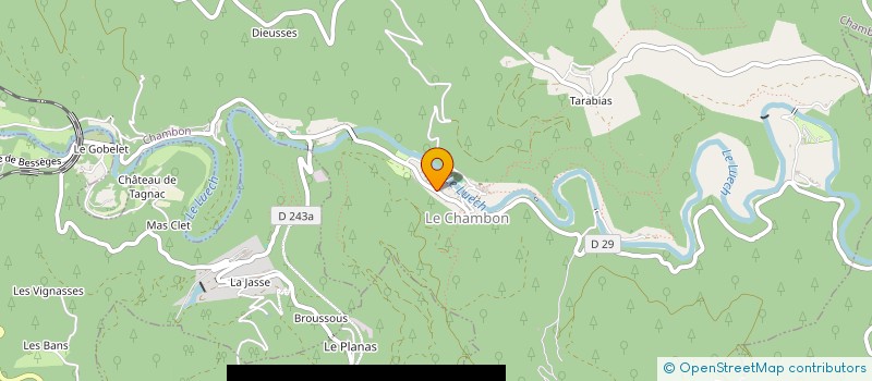 localisation de l'entreprise MADAME MATHILDA CHEVALIER  CHAMBON