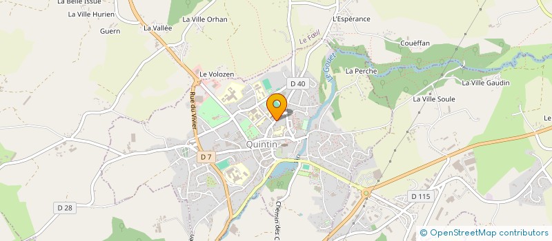 localisation de l'entreprise MADAME MATHILDA GARAND à QUINTIN