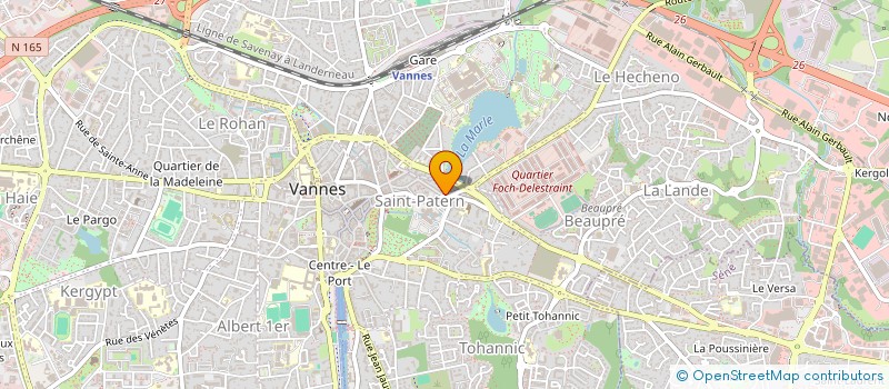 localisation de l'entreprise MADAME MATHILDA GARCIA à VANNES