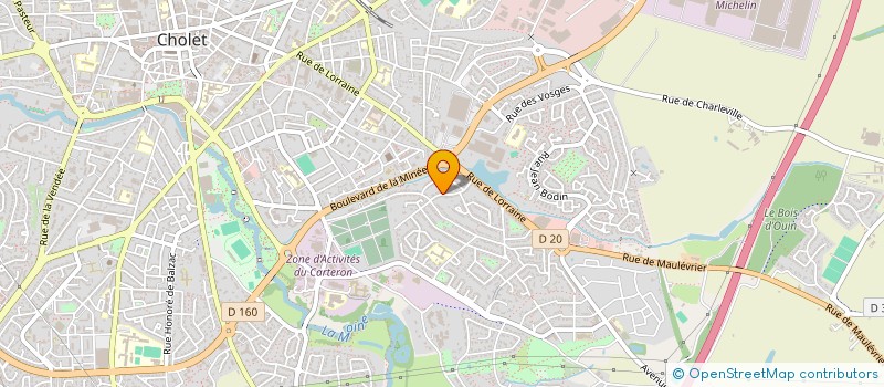 localisation de l'entreprise MADAME MATHILDA GAUDIN à CHOLET
