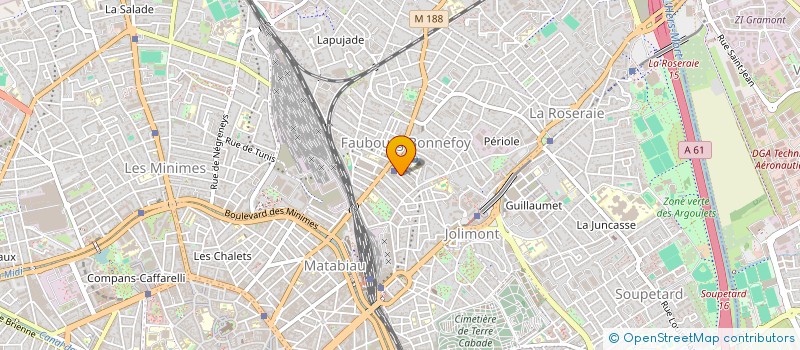 localisation de l'entreprise MADAME MATHILDA HAMENED  TOULOUSE