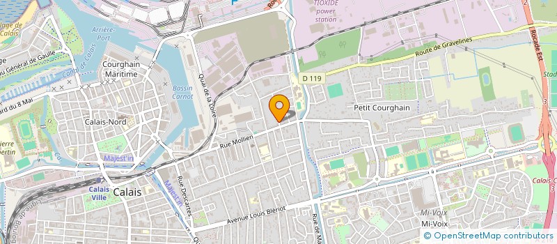 localisation de l'entreprise MADAME MATHILDA HENARD  CALAIS