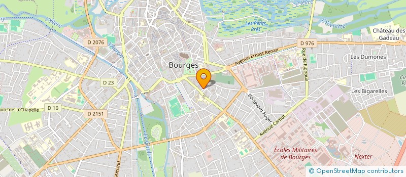 localisation de l'entreprise MADAME MATHILDA JACQUET  BOURGES