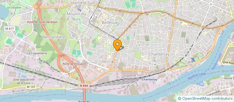 localisation de l'entreprise MADAME MATHILDA LECLERC  NANTES