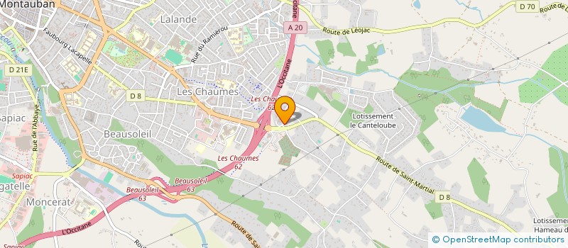 localisation de l'entreprise MADAME MATHILDA MONTEFIORE  MONTAUBAN