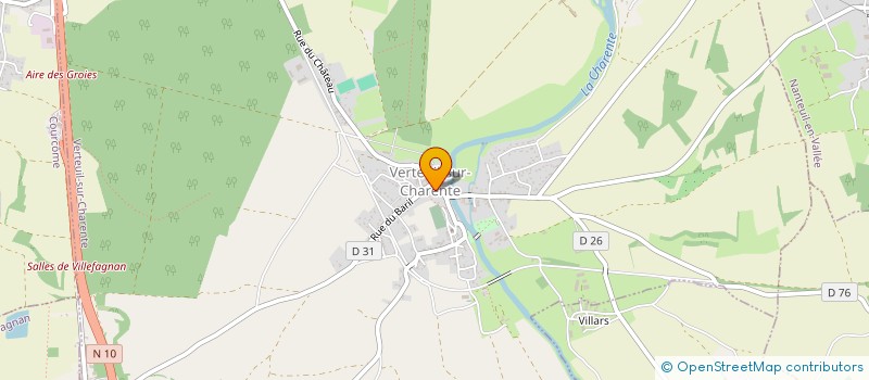localisation de l'entreprise MADAME MATHILDA MOUCLIER à VERTEUIL-SUR-CHARENTE