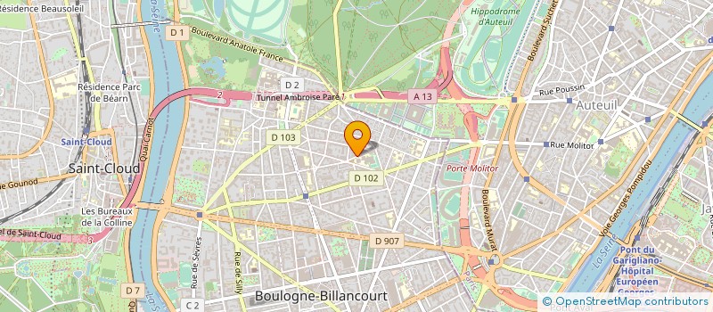 localisation de l'entreprise MADAME MATHILDA PANIGADA à BOULOGNE-BILLANCOURT