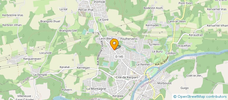 localisation de l'entreprise MADAME MATHILDA ROINARD  HENNEBONT