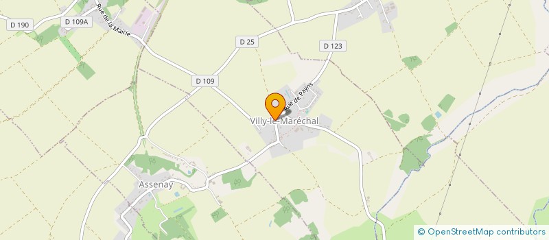 localisation de l'entreprise MADAME MATHILDA ROUSSEAU  VILLY-LE-MARECHAL