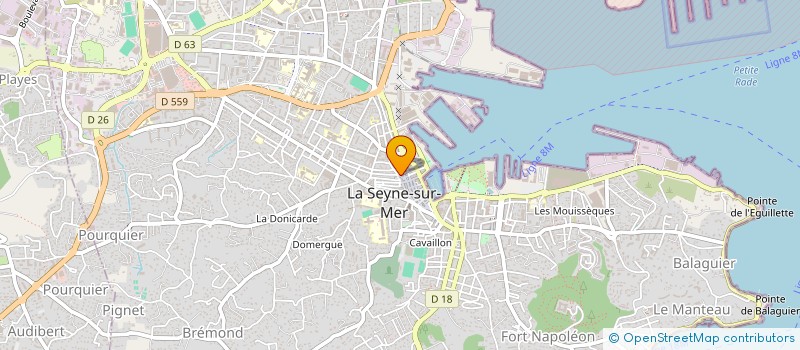 localisation de l'entreprise MADAME MATHILDA SPACCAPELO à LA SEYNE-SUR-MER
