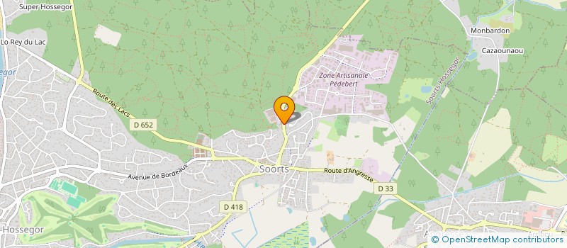 localisation de l'entreprise MADAME MATHILDE AHRENS  SOORTS-HOSSEGOR