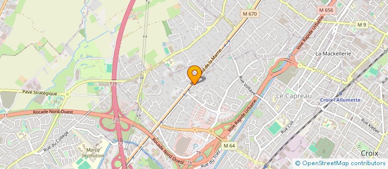 localisation de l'entreprise MADAME MATHILDE ALAVOINE  WASQUEHAL