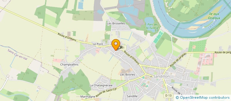 localisation de l'entreprise MADAME MATHILDE ALAYRAC à SANDILLON