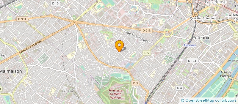 localisation de l'entreprise MADAME MATHILDE ALBIN  NANTERRE