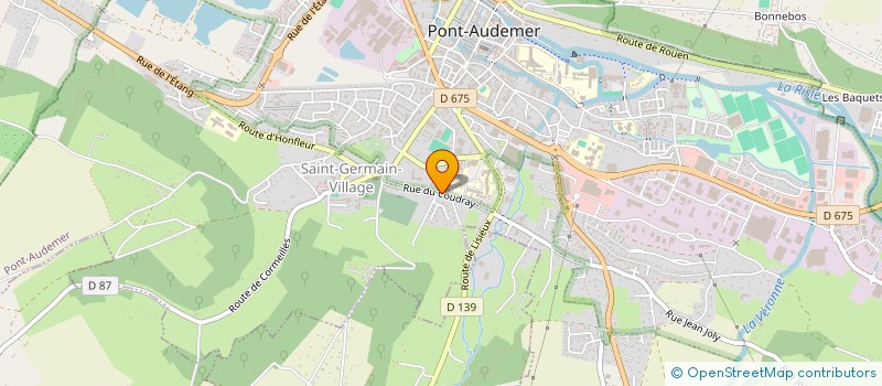 localisation de l'entreprise MADAME MATHILDE ALLARD  PONT-AUDEMER