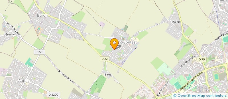 localisation de l'entreprise MADAME MATHILDE ALLART  SAINT-CONTEST