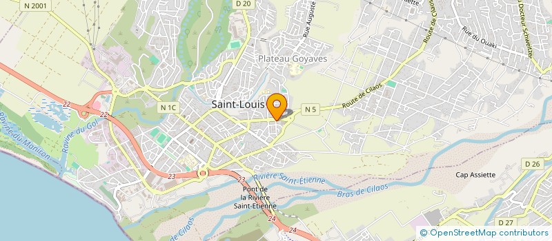 localisation de l'entreprise MADAME MATHILDE ALLE à SAINT-LOUIS