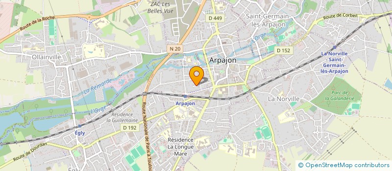localisation de l'entreprise MADAME MATHILDE ALTENHOVEN à ARPAJON