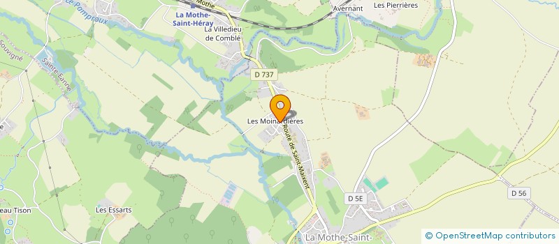 localisation de l'entreprise MADAME MATHILDE AMILIEN  LA MOTHE-SAINT-HERAY