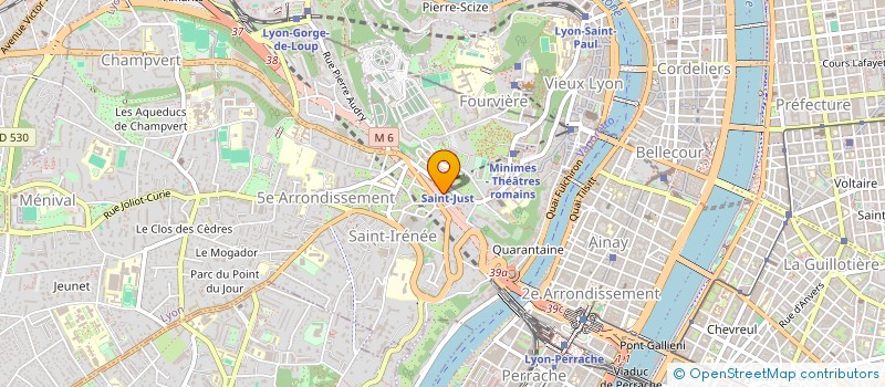 localisation de l'entreprise MADAME MATHILDE ANDRIEUX - HILBERT à LYON