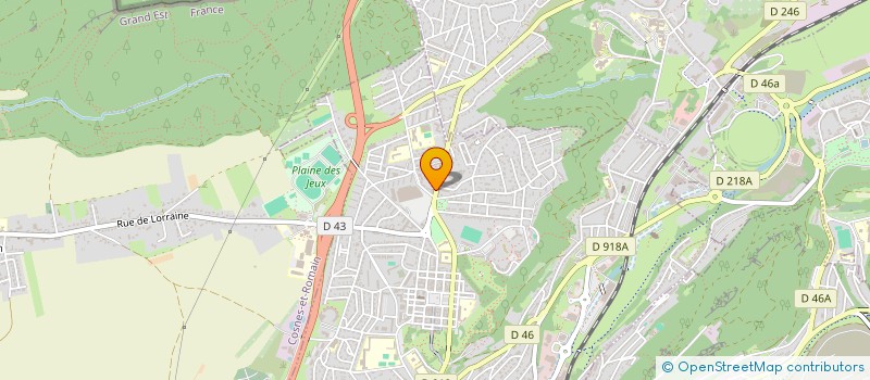 localisation de l'entreprise MADAME MATHILDE ANGELI à LONGWY