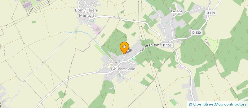 localisation de l'entreprise MADAME MATHILDE ANGEVIN à GOUSSONVILLE