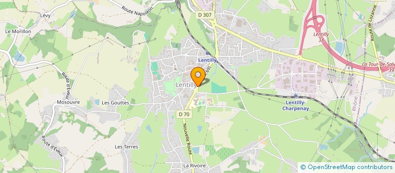 localisation de l'entreprise MADAME MATHILDE ANTONIO  LENTILLY