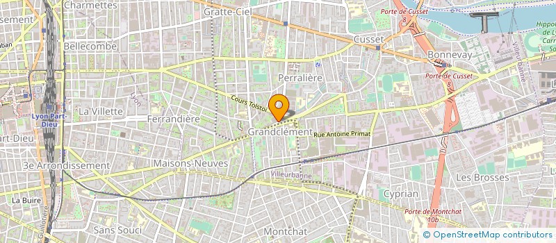 localisation de l'entreprise MADAME MATHILDE ARMAND à VILLEURBANNE