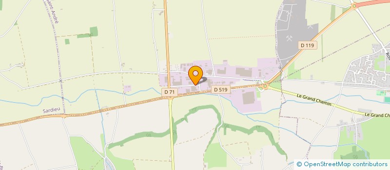 localisation de l'entreprise MADAME MATHILDE ARRANDEL  LA COTE-SAINT-ANDRE