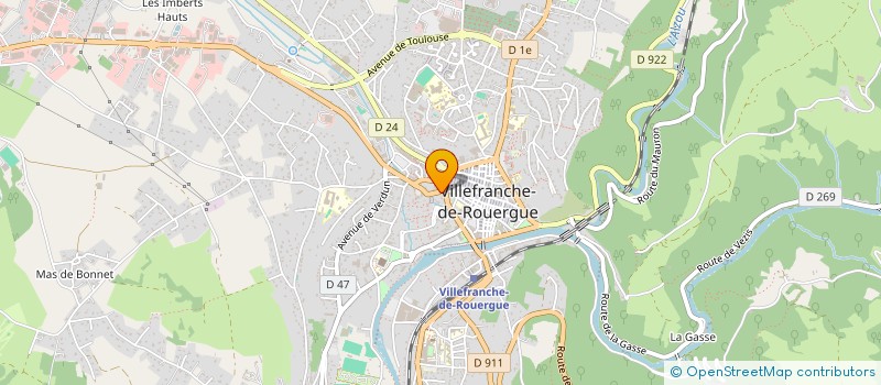 localisation de l'entreprise MADAME MATHILDE ARRIBAS à VILLEFRANCHE-DE-ROUERGUE