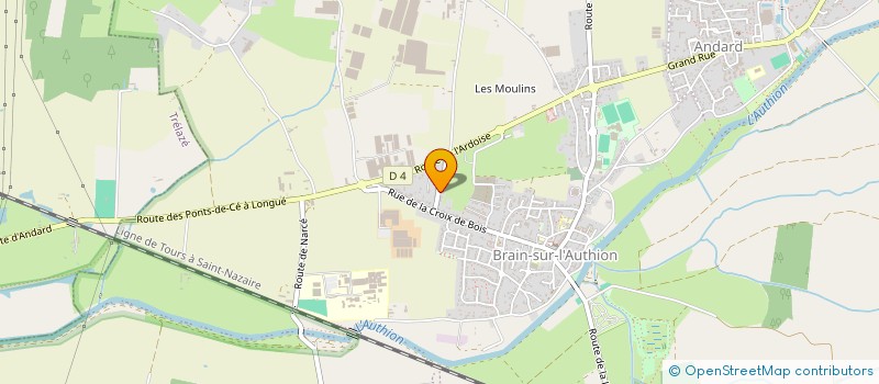 localisation de l'entreprise MADAME MATHILDE ARZUL à LOIRE-AUTHION