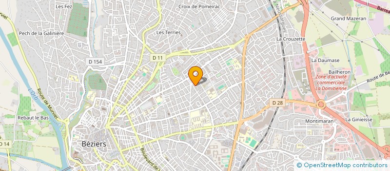 localisation de l'entreprise MADAME MATHILDE ASTOUL à BEZIERS