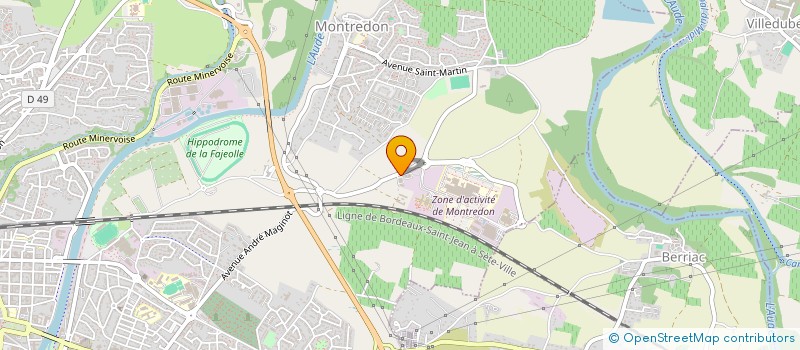 localisation de l'entreprise MADAME MATHILDE AUBERGET  CARCASSONNE