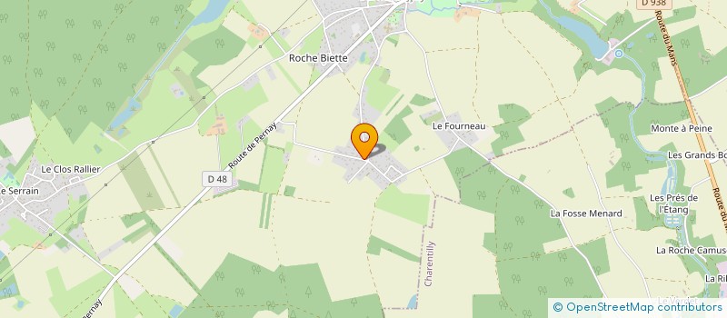 localisation de l'entreprise MADAME MATHILDE AUBIN  SEMBLANCAY