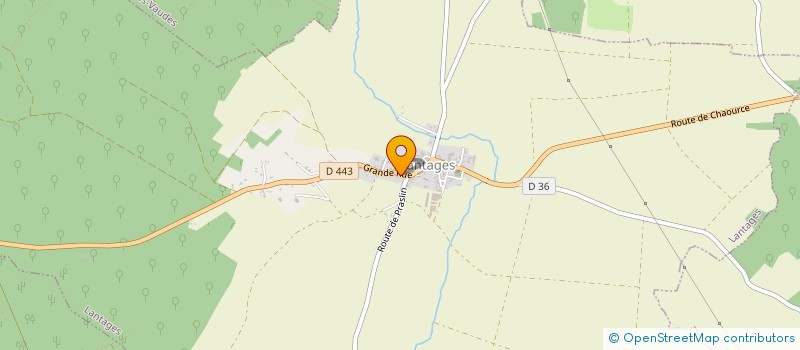 localisation de l'entreprise MADAME MATHILDE AUDIBERT  LANTAGES