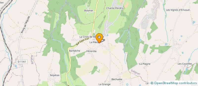 localisation de l'entreprise MADAME MATHILDE AUJARD à JOURGNAC