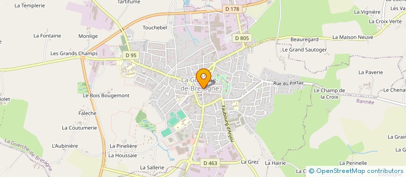 localisation de l'entreprise MADAME MATHILDE AULNETTE  LA GUERCHE-DE-BRETAGNE