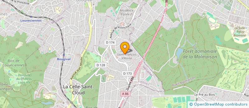 localisation de l'entreprise MADAME MATHILDE AUVRAY  LA CELLE-SAINT-CLOUD