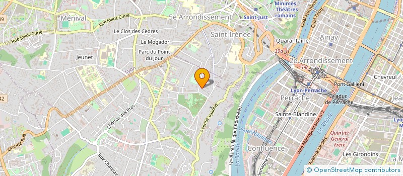 localisation de l'entreprise MADAME MATHILDE BABINET à SAINTE-FOY-LES-LYON