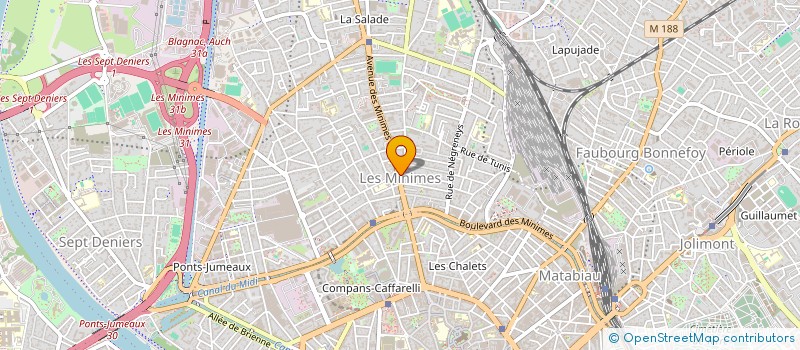 localisation de l'entreprise MADAME MATHILDE BACHELET  TOULOUSE