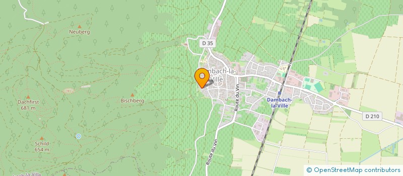 localisation de l'entreprise MADAME MATHILDE BAGNULS  DAMBACH-LA-VILLE