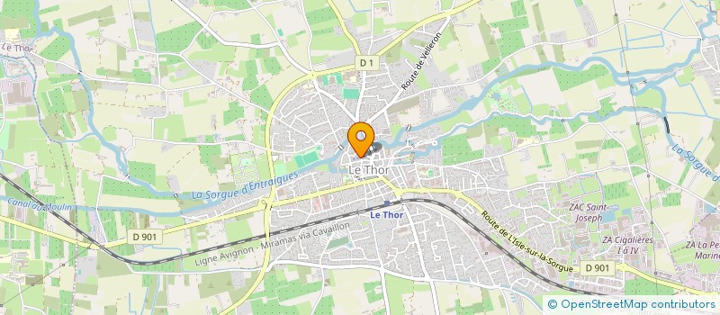 localisation de l'entreprise MADAME MATHILDE BAILLY  LE THOR