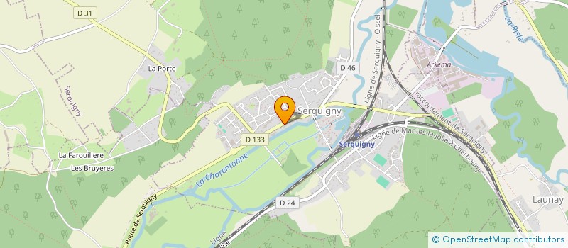 localisation de l'entreprise MADAME MATHILDE BALAGNY  SERQUIGNY