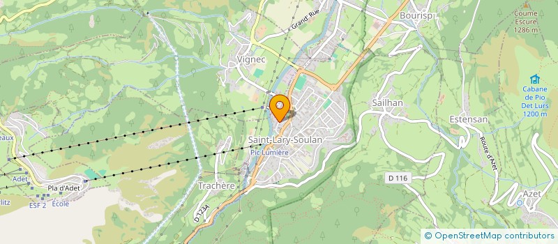 localisation de l'entreprise MADAME MATHILDE BALESTE  SAINT-LARY-SOULAN