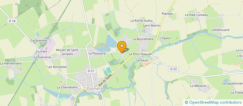 localisation de l'entreprise MADAME MATHILDE BALLIGAND  PANNECE