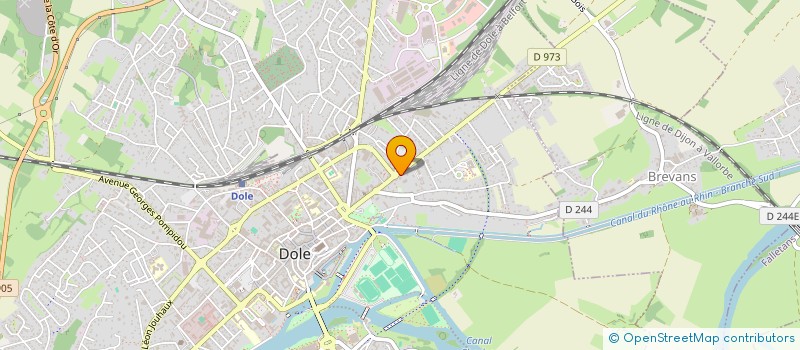 localisation de l'entreprise MADAME MATHILDE BAPTIZET à DOLE