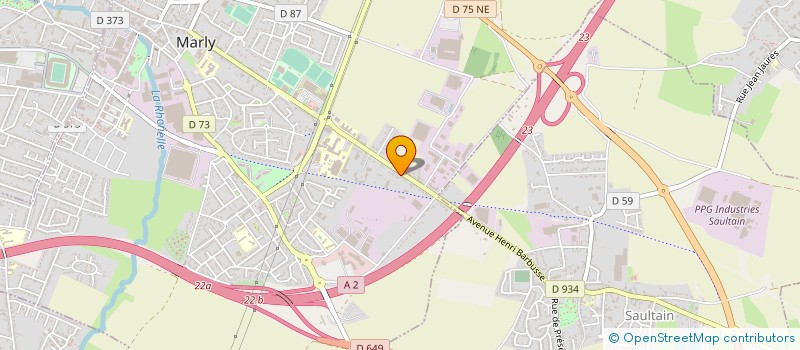 localisation de l'entreprise MADAME MATHILDE BARA  MARLY